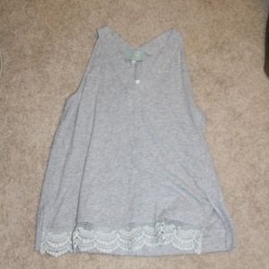 Gray blouse